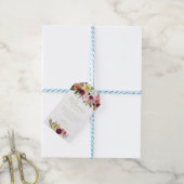 Gouden Wilde Veer Boho Tropische Bruiloft Welkom Cadeaulabel (Met Touw)