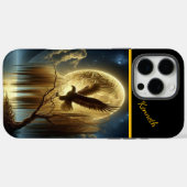Gouden wilg en adelaar Case-Mate iPhone case (Achterkant (horizontaal))