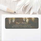 Gouden Willow Tree takken bruiloft Etiket (Insitu)