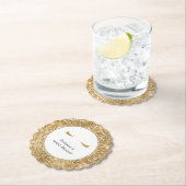 Gouden Wimpers girly glam glitter Kartonnen Onderzetters (Insitu)