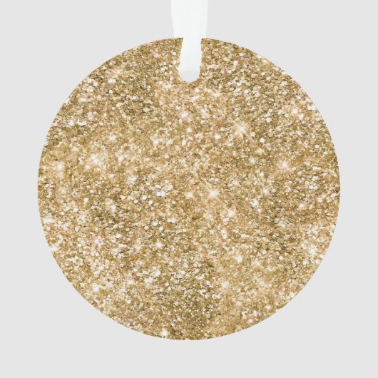 Gouden Wimpers girly glam glitter Ornament (achterkant)
