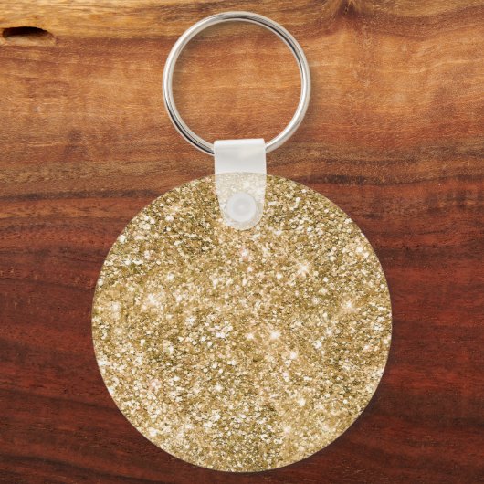 Gouden Wimpers girly glam glitter Sleutelhanger (Achterkant)