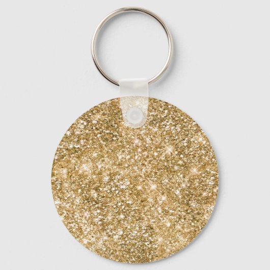 Gouden Wimpers girly glam glitter Sleutelhanger (Achterkant)
