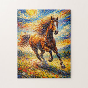 Gouden Windpaard Legpuzzel
