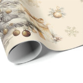gouden winter cadeaupapier (Rol Hoek)