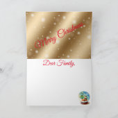 gouden winter kaart (Binnen)