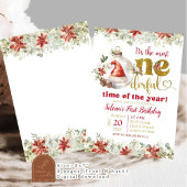 Gouden winter prachtige tijd van het jaar verjaard kaart