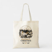 Gouden Winter Silhouet 1 Tote Bag (Achterkant)