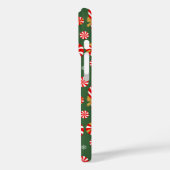 Gouden Winter Sweet Snowfall Candy Cane Case-Mate iPhone Case (Achterkant / Links)