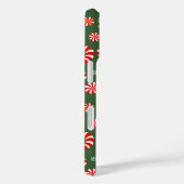 Gouden Winter Sweet Snowfall Candy Cane Case-Mate iPhone Case (Achterkant / Rechts)
