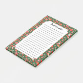 Gouden Winter Sweet Snowfall Candy Cane Post-it® Notes (Schuin)