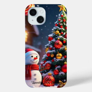 Gouden Winter Wonderland iPhone 15 Case