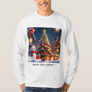 Gouden Winter Wonderland T-shirt
