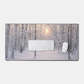 Gouden_winterlicht Bureaumat (Keyboard & Muis)