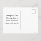 gouden winterrendieren feestdagenkaart (Achterkant)