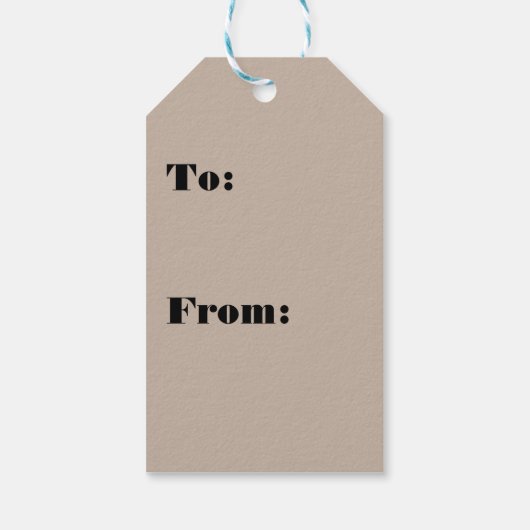 Gouden wintersneeuw - Kerstmis Cadeaulabel (Achterkant)