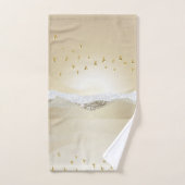 gouden winterzonneschermen voor de berging van het bad handdoek (Handdoek)