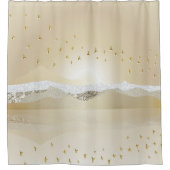 gouden winterzonneschermen voor de berging van het douchegordijn (Voorkant)