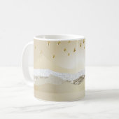 gouden winterzonneschermen voor de berging van het koffiemok (Voorkant links)