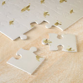 gouden winterzonneschermen voor de berging van het legpuzzel (Zijkant)