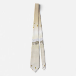 gouden winterzonneschermen voor de berging van het stropdas