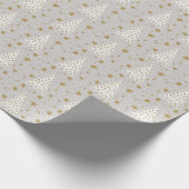 Gouden wit elegant cadeau cadeaupapier (Hoek)