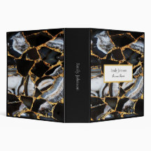 Gouden wit en zwart marmer