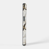 Gouden Wit Marmer iPhone 15 Case (Rechterkant)