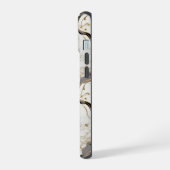 Gouden Wit Marmer iPhone 15 Case (Linkerkant)