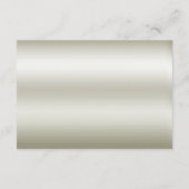 Gouden  Witte Bloemen Detail Informatiekaartje (Achterkant)