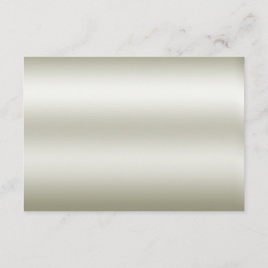 Gouden  Witte Bloemen Detail Informatiekaartje (Achterkant)