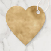 Gouden witte glam strepen bedankjes labels (Achterkant)