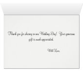 Gouden Witte Huwelijk Dank u Geometrisch (Binenzijde Horizontaal (Onderkant))