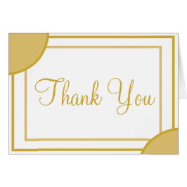 Gouden Witte Huwelijk Dank u Geometrisch