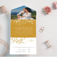 Gouden Witte Krullen Foto 50ste Huwelijksverjaarda