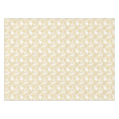 Gouden Witte Morgen Glorie Bloem Tafelkleed (Voorkant (Horizontaal))