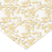 Gouden Witte Morgen Glorie Bloem Tafelkleed (Gekanteld)