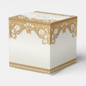 Gouden  Witte Parels Favoriete Doos Bedankdoosjes (Achterkant)