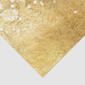 gouden witte rugleuning tissuepapier (Detail)