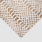 Gouden witte slangenprint tissuepapier (Detail)