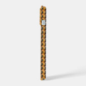 Gouden Woestijn Weefsel Abstract Patroonontwerp 13 iPhone 15 Case (Linkerkant)