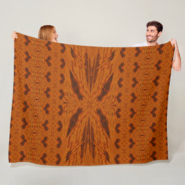 Gouden woestijnvlinder 2 fleece deken