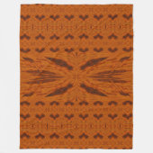 Gouden woestijnvlinder 2 fleece deken (Voorkant)