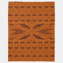 Gouden woestijnvlinder 2 fleece deken