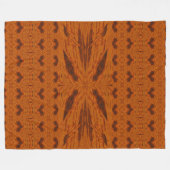 Gouden woestijnvlinder 2 fleece deken (Voorkant (Horizontaal))