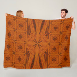 Gouden woestijnvlinder 3 fleece deken