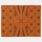 Gouden woestijnvlinder 3 fleece deken (Voorkant (Horizontaal))