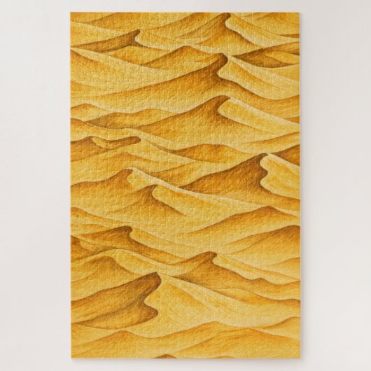 Gouden woestijnzandduinen legpuzzel (Verticaal)
