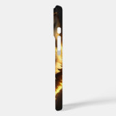 Gouden Wolf Illustratie in Stralende Glow Case-Mate iPhone Case (Achterkant / Links)