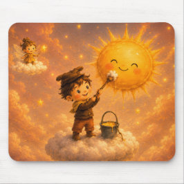 Gouden Wolken Muismat